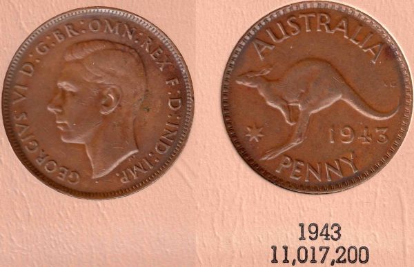 1943-Australian-Penny-Minted-India